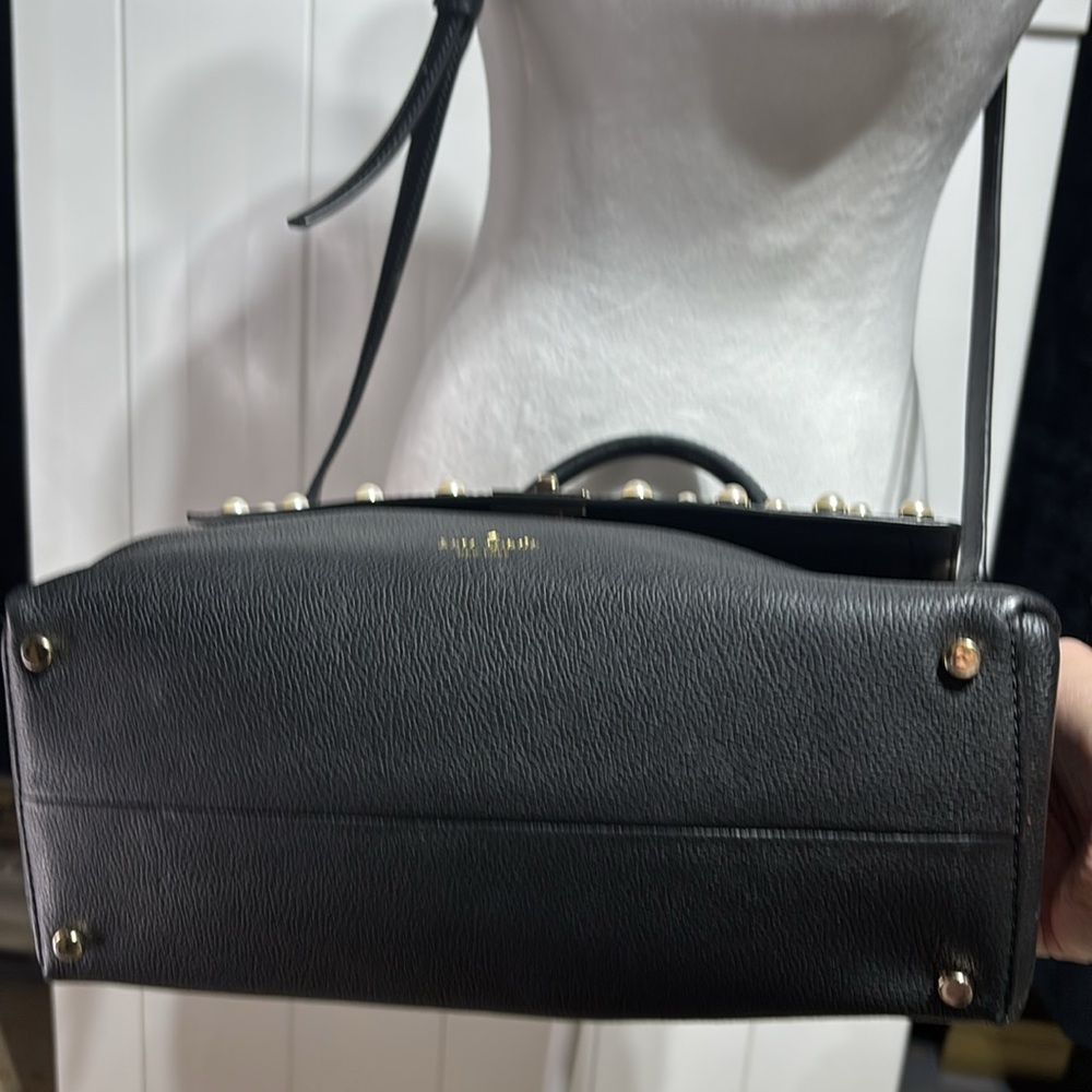 Kate Spade New York Serrano Place Pearl Shonna black bag/crossbody - Picture 7 of 12